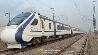 Vande Bharat Express Crossing Vande Bharat Express.