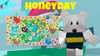 HONEYDAY IN BEE SWARM SIMULATOR !!! ФАРМ КВАДРИЛЛИОНА МЕДА