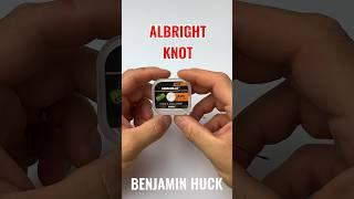 How To Tie An Albright Knot #carpfishing #albrightknot #tutorial #fishing #karpfen #benjaminhuck