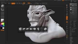 zBrush tutorial  Creating 'Insert Multi Mesh' Brushes zBrush 4r7 HD