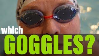 Confused about SWIMMING GOGGLES? How to choose the right goggles for pool, open water and racing.