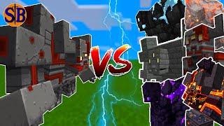 Redstone Monstrosity (Goety) VS Other Golems