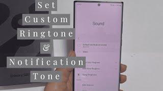 Set Custom Ringtone and Notification Sound on Samsung Galaxy S22 or S22 Ultra