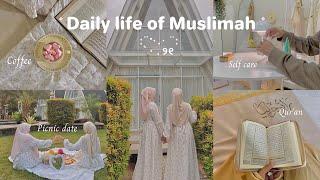 Muslimah vlog| daily prayers, picnic, islamic studies, peaceful, self care |