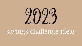 2023 SAVINGS CHALLENGE IDEAS I CASH ENVELOPE SYSTEM I GIZZELLEBUDGETS