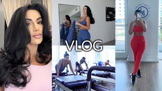 VLOG Getting My Haircut, Try On Haul, What I Eat & My Workout Routine!