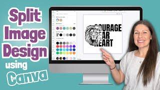 Trending Split Image Design In Canva - the easy way!
