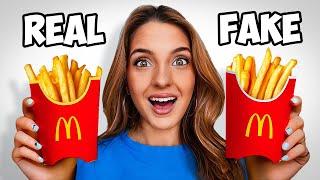 Real Vs Fake Food Challenge!