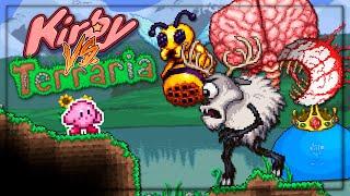 Virei o Kirby e Lutei Com TODOS Os Bosses do Terraria! (pré-hardmode)