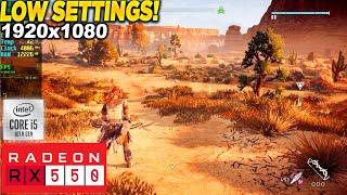 Horizon Zero Dawn RX 550 - 720p Low,