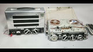 sound guys 1st time with analog tape Nagra III and DH Speaker Amp