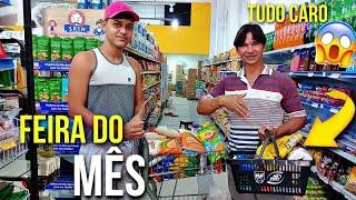 Oque deu pra comprar com 300 Reais, feira do mês