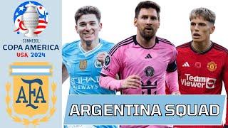 ARGENTINA SQUAD COPA AMERICA 2024 | Argentina Football Team | Road to Copa America 2024