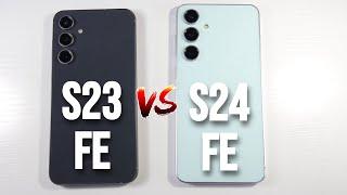 Samsung Galaxy S23 FE VS Samsung Galaxy S24 FE - (Speed, Cameras, Speakers & PUBG)