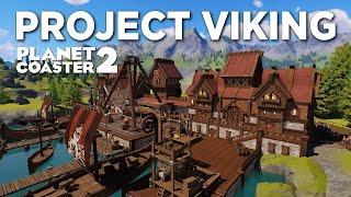 Building a Viking Park! Planet Coaster 2