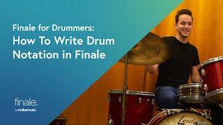 Finale for Drummers #1: How to Write Drum Notation in Finale