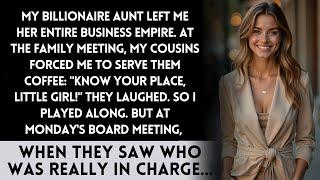 Rich Aunt Left Me Her Empire, Cousins Made Me a Maid – The Board Meeting Changed It All!