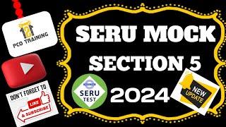 Seru Assessment mocksection5#tflserutestnewpattered2024#Serufillingtheblanks#Seru121pcotraining