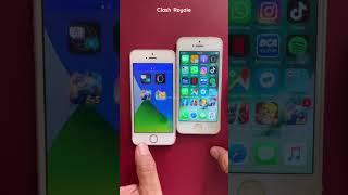 Comparison iPhone 5 vs iPhone se 2016 play Game Clash Royale #iphone5 #iphonese2016 #shorts