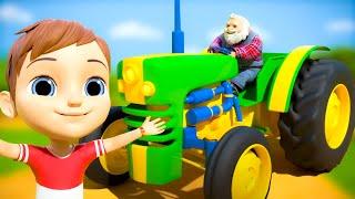 Wheels On The Tractor Nursery Rhyme & Baby Song