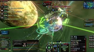 Star Trek Online 392k D7 Flight Deck Carrier Zhat Vash Weapons Test