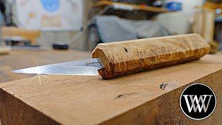 Making Your Own Carving Knife Handle With Live Oak