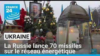 La Russie lance 70 missiles sur le réseau énergétique ukrainien le jour de Noël • FRANCE 24