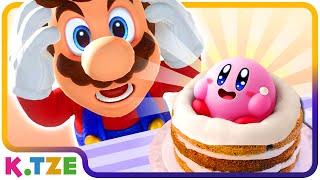 Kirby's SABOTAGE of Mario's Cake  Super Mario Odyssey Story