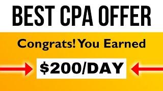 Best CPA Marketing Offers For Beginners : Get Paid $200 Per Sign Up | Cpagrip Tutorial