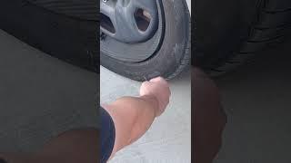 Luke Camaro has a flat tire 