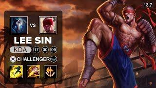 Lee Sin vs Kindred Jungle - KR Challenger - Patch 13.7 Season 13