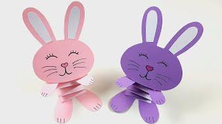 BUNNY Hopper EASTER craft DIY Paper crafts for kids Paper toys