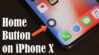 How to Enable the Secret Home Button on the iPhone X - It's there