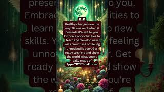 1111 Angel Number guidance of Blessing & Healing #lawofattraction #manifestation #affirmations