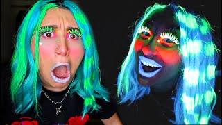 TESTING UV LIGHT MAKEUP & HAIR DYE