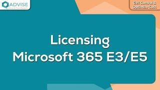 Your next Microsoft 365 E3/E5 license and bundles available