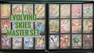 Pokemon Evolving Skies Complete Master Set - 369 Cards + 3 Exclusives - Rayquaza VMAX & Eeveelutions