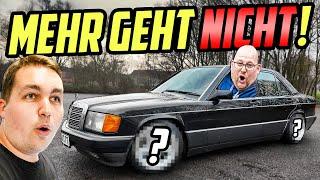 Das OPTIK UPGRADE für Svens DAILY! - Mercedes W201 190E 2.0L - Besteht er den EXTREMTEST?