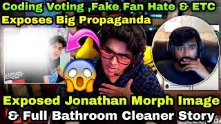 Craven Exposed Jonathan Morph Image & Sid Spreading Hate & Bathroom Cleaner StoryCoding Voting BMPS