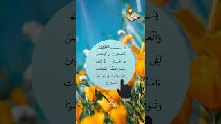 surah al asr#tilawati354 #quranrecitation #tilawat #fingertracking