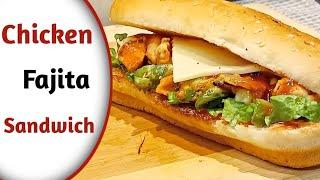 Chicken Fajita Burger | By Sara's Kitchen Flavour