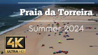 Unbelievable Aerial Views of Torreira Beach, Portugal!#Drone