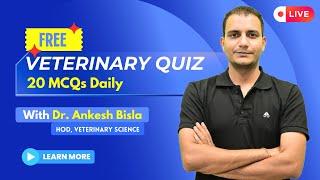 Free Daily Veterinary Quiz | 20 MCQs for Veterinary Officer Exam Preparation