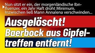 Baerbock weggelöscht & Influencer eingelocht. Zudem: 'Demokraten' zetteln  Aufstand in Riesa an.