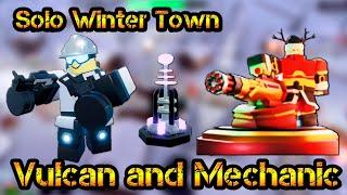 Solo Winter Town Second try Event The Constructs Roblox Tower Blitz