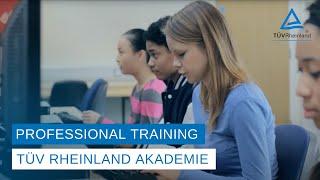 Professional Training of TÜV Rheinland Academy