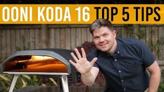 OONI KODA 16 - Top 5 Tips for cooking homemade pizza