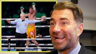 Eddie Hearn IMMEDIATE REACTION to Paddy Donovan DISQUALIFICATION vs Lewis Crocker