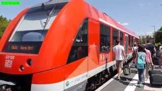 A Stop In The Ahr Valley - The Ahrweiler Train Station, Germany / Full HD