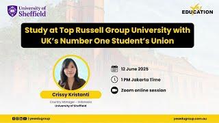 University of Sheffield - Yes Education Agent Webinar Training